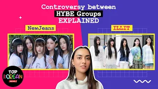 Sakshma Srivastav ft. Top Korean News: Controversy between HYBE Groups,  NewJeans & ILLIT Explained