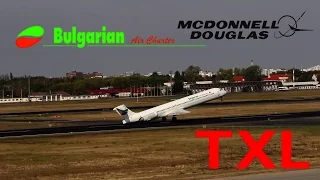 | Near Tailstrike | Bulgarian Air Charter McDonnell Douglas MD-82 takeoff at Berlin Tegel