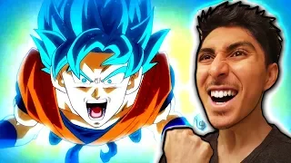 BLUE GOKU VS HEARTS FULL FIGHT! - Super Dragon Ball Heroes Anime Episode 13 ENGLISH REACTION