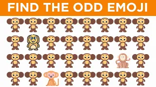 Find The Odd Emoji Out cheburashka #80 - Very difficult level by Kani