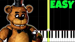 Five Night's At Freddy's Theme Song [Easy Piano Tutorial] (Synthesia/Sheet Music)