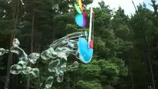 Great Wind powered bubble machine from Bubble Inc!