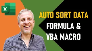 Excel Automatically Sort When Data Changes or Added | Auto Sort Excel Formula | Auto Sort Macro