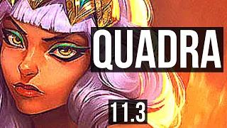 QIYANA vs CASSIOPEIA (MID) (DEFEAT) | Quadra, Legendary, 300+ games | KR Diamond | v11.3