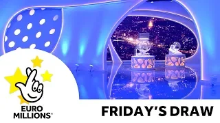 The National Lottery ‘EuroMillions’ draw results from Friday 13th September 2019