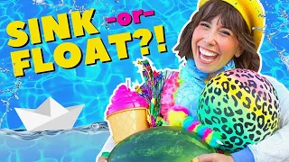 SINK or FLOAT Science Activity! | Paper Boat Read Aloud with Bri Reads