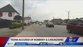 IMPD officers arrest 3 juveniles for armed robbery and carjacking case