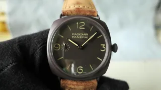 Officine Panerai PAM 504O serial Radiomir Composite Case Manual Watch Function Testing