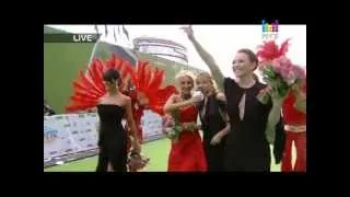 "ВИА Гра" на красной дорожке "Премии Муз-ТВ 2012"