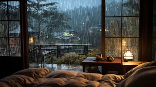 【1M VIEWS】 Soothing Rain Sounds🌧️ | Come in to the bed and close your eyes to feel the rain😴