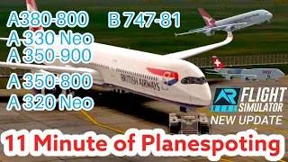 11 Minute of Plane Spotting | RFS-Real Flight Simulator