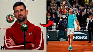 Djokovic sobre la derrota de Nadal "No parece que haya sido su ultimo partido" - Roland Garros 2024