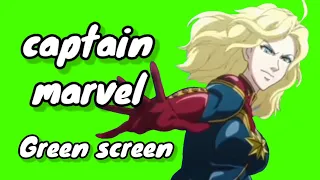 captain marvel Green screen