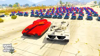 GTA 5 ONLINE : Rhino tank vs KHANJARI ( Which One Is Best  )