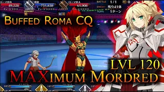 Strongest Possible Mordred Vs Buffed Romulus CQ [Level 120] FGO