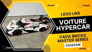 Montage de la voiture HYPERCAR CaDA Bricks Master Series C61053W V12 | Designed by SuhWan Ji (#DIY)