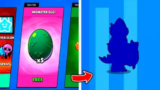 🤑OH MY GOD! FREE MONSTER EGG & NEW BRAWLER?!😱✅ CLAIM GIFTS FROM SUPERCELL🥚😎 | Brawl Stars