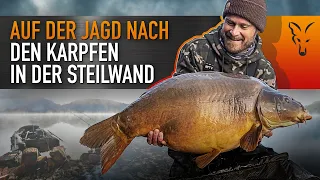 Auf der Jagd nach den Karpfen in der Steilwand (Karpfenangeln)