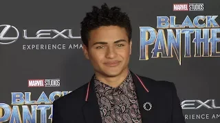 Nathaniel J.  Potvin "Black Panther" World Premiere Purple Carpet