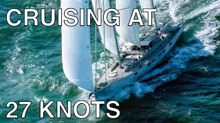 Southern Ocean Surfing - 27 knots on a cruising sailboat!