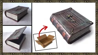 Colonial BOOK BOX Idea | DIY book shaped box