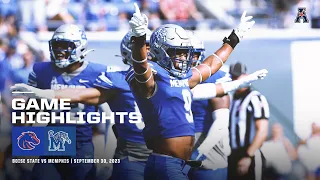 Game Highlights: Memphis 35, Boise St. 32 Football (September 30, 2023)