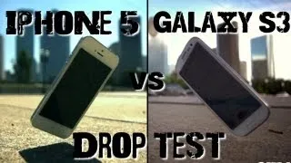 Drop Test: iPhone 5 vs Samsung Galaxy S3