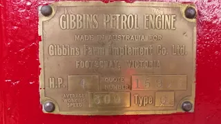 Gibbins Petrol Engine (rebadged Ronaldson Tippett Model G).