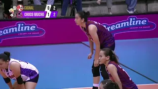 Cheng exits game after awkward landing | 2023 PVL All-Filipino Conference