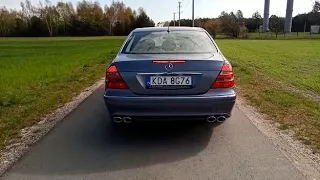 MERCEDES W211 E200 KOMPRESSOR CARLSSON SOUND EXHAUST