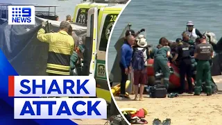 Woman attacked by shark off Adelaide jetty | 9 News Australia