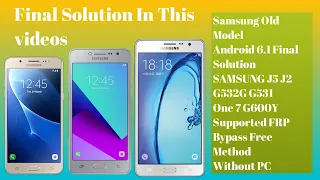 Samsung On7 Pro J2 Prime G532F/G532G J5 FRP Unlock/ Google Account Bypass Permanently FIX Without PC
