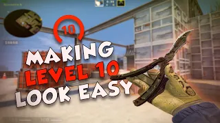 MAKING FACEIT LEVEL 10 LOOK EASY (CS:GO)