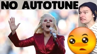 Lady Gaga's REAL VOICE (WITHOUT AUTO-TUNE) REACTION!