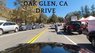 Driving the W124 400E around Oak Glen, CA