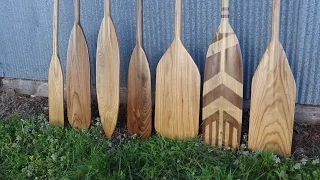 One-Piece Canoe Paddle