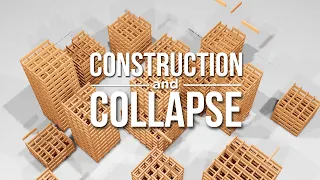 Keva Plank Construction and Collapse Compilation