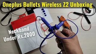 Oneplus Bullets Wireless Z2 (Beam Blue) Unboxing | ASMR