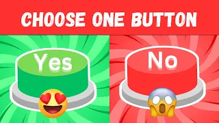 Choose One Button! Yes or No Challenge 🟢🔴 Quiz Games Jr