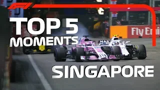 Top 5 Moments | 2018 Singapore Grand Prix