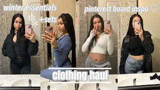 winter essentials clothing haul || building an aesthetic for the new year | fashion nova