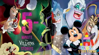 ⛈️⚡️Kids Book Read Aloud: 5-Minute Disney Villans Stories
