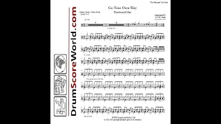 Drum Score - Fleetwood Mac - Go Your Own Way (preview)