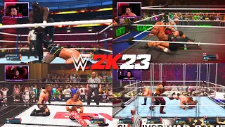 SMALLAFRO’S TOP 10 WWE 2K23 ONLINE MATCHES OF 2023!