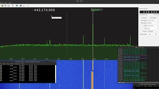 RadioSPECTRAL PTRX-9700 Panadapter UHF band monitoring with DMR decoding for ICOM IC-9700