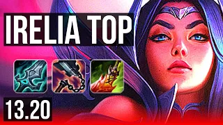 IRELIA vs ILLAOI (TOP) | 8 solo kills, 2000+ games, 1.7M mastery | EUW Grandmaster | 13.20