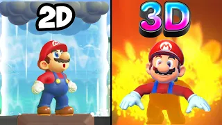 Mario Wonder from 2D to 3D