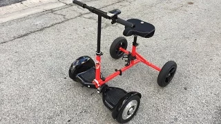HoverBike - New Transportation Solution Using HoverBoard - Patent Pending.
