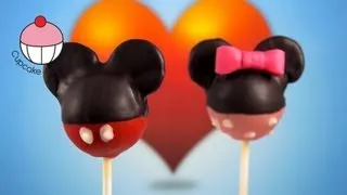 Mickey Mouse Cakepops! Learn How To Make Mickey Cake pops - A Cupcake Addiction Tutorial