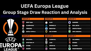 Europa League Group Stage Draw Reaction and Analysis